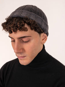 Cappello Daniele Fiesoli in Eco Cashmere Antracite