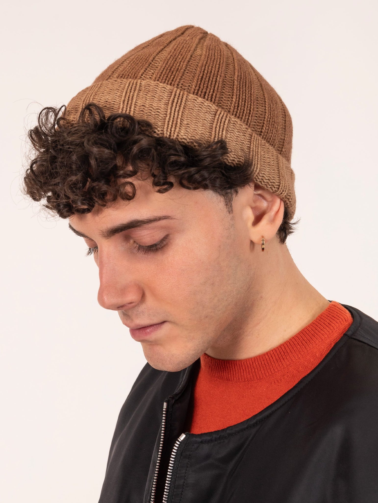 Cappello Daniele Fiesoli in Eco Cashmere Noce