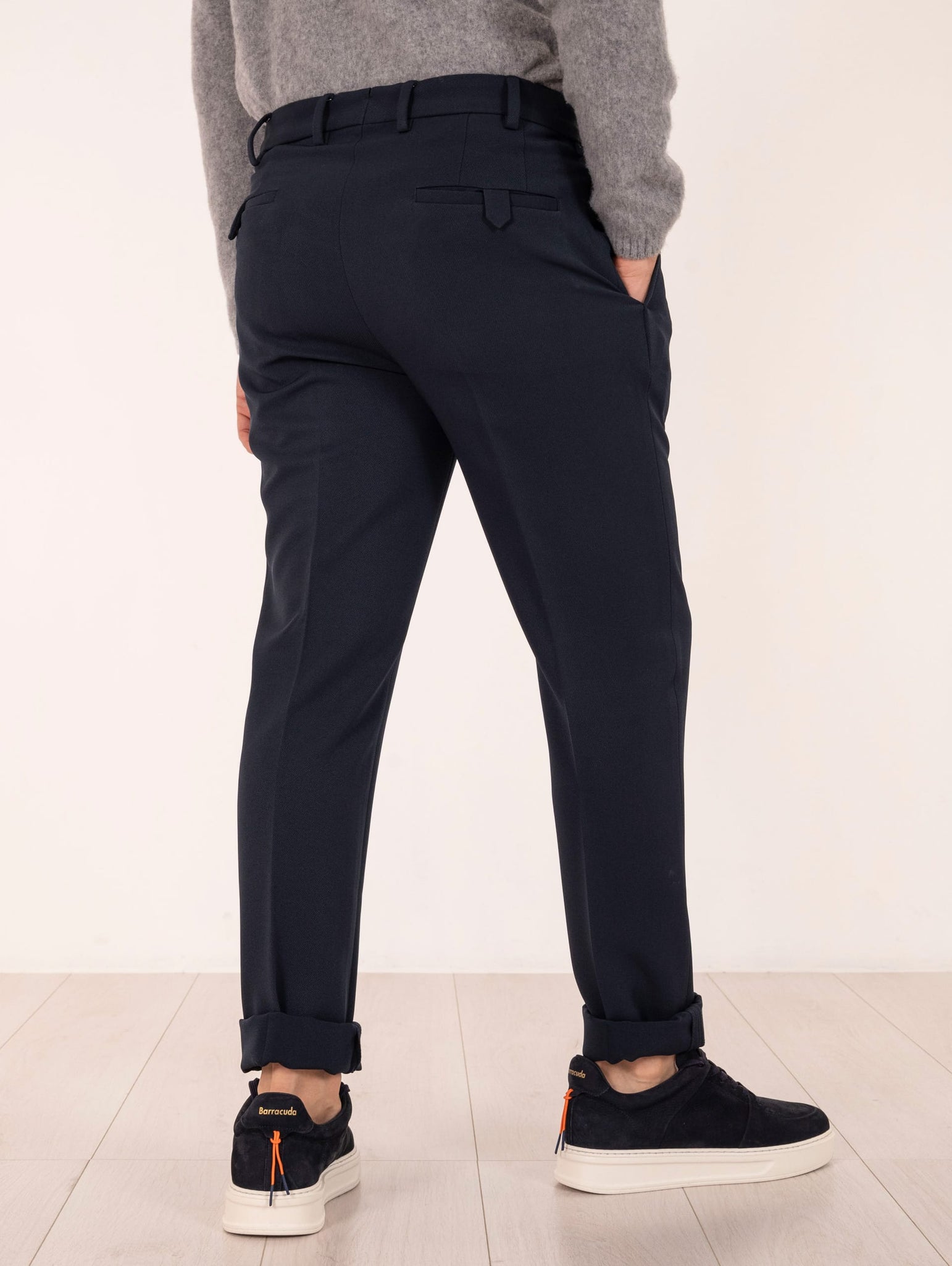 Pantalone Devorè in Tessuto Tecnico Navy