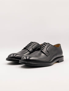 Derby Doucal's Sfoderata in Pelle Nero