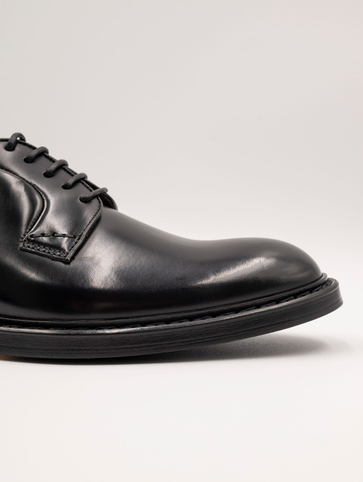 Derby Doucal's Sfoderata in Pelle Nero