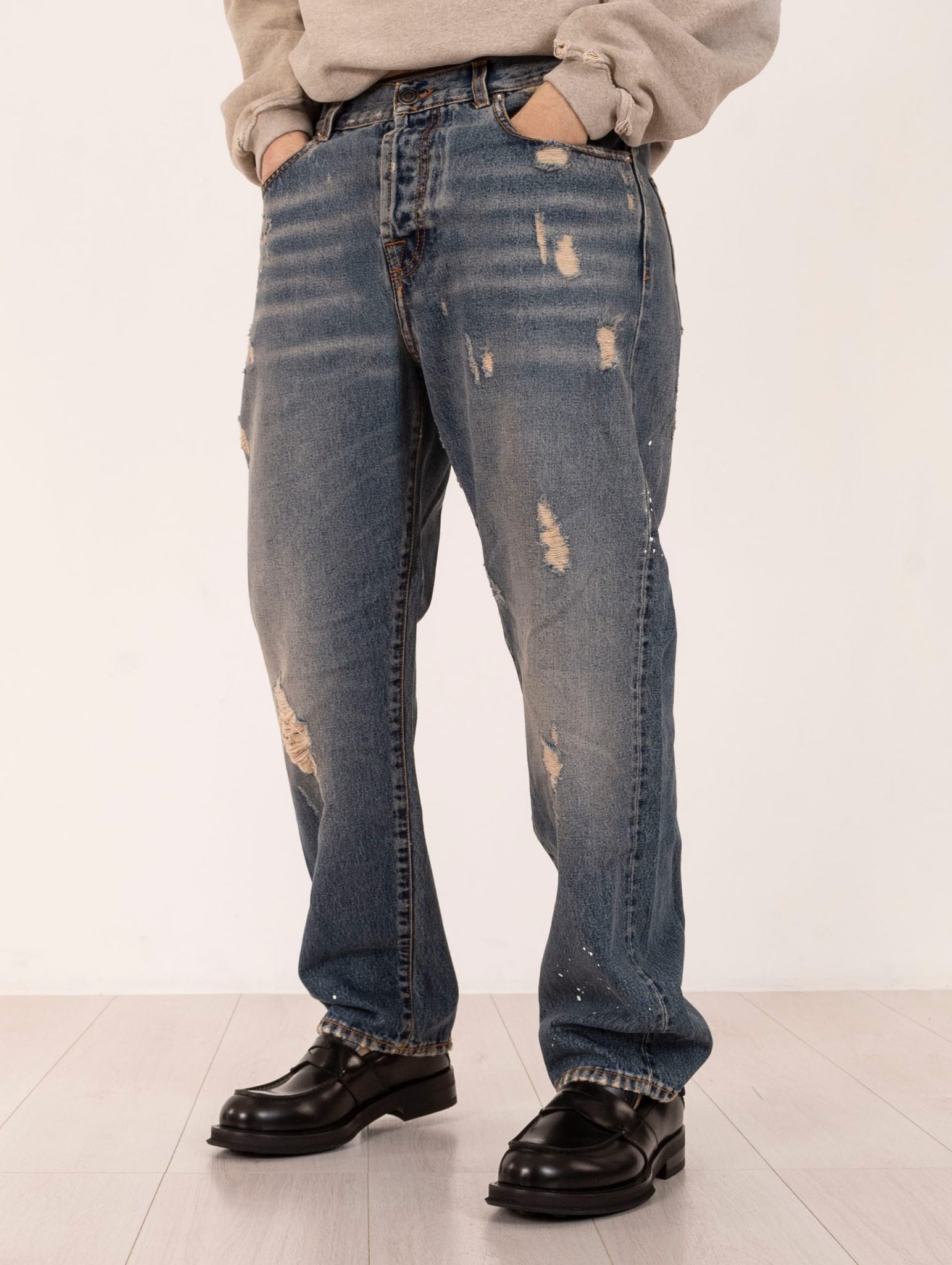 Jeans Mike Eight Ross in Denim Dirty Medio