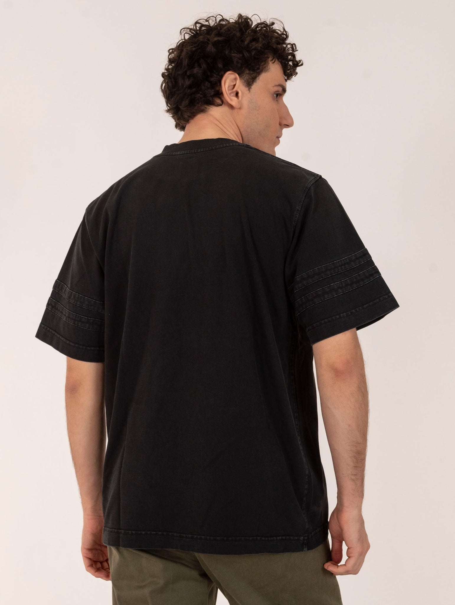 T Shirt Eight Ross in Cotone Organico Nera