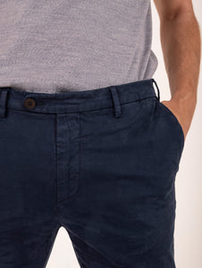 Pantalone Devorè per Four Stroke in Cotone Navy