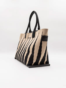 Borsa Fri-Yay Marta in Maglia Beige e Nera