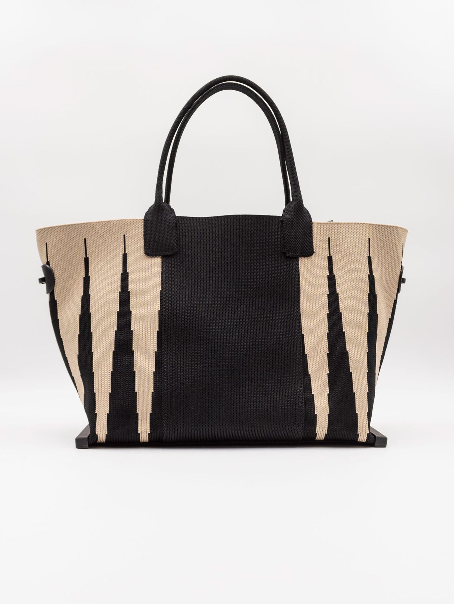 Borsa Fri-Yay Marta in Maglia Beige e Nera