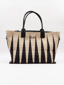 Borsa Fri-Yay Marta in Maglia Beige e Nera