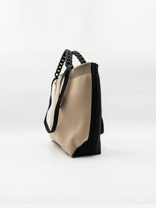 Borsa Fri-Yay Bicolor Beige e Nera