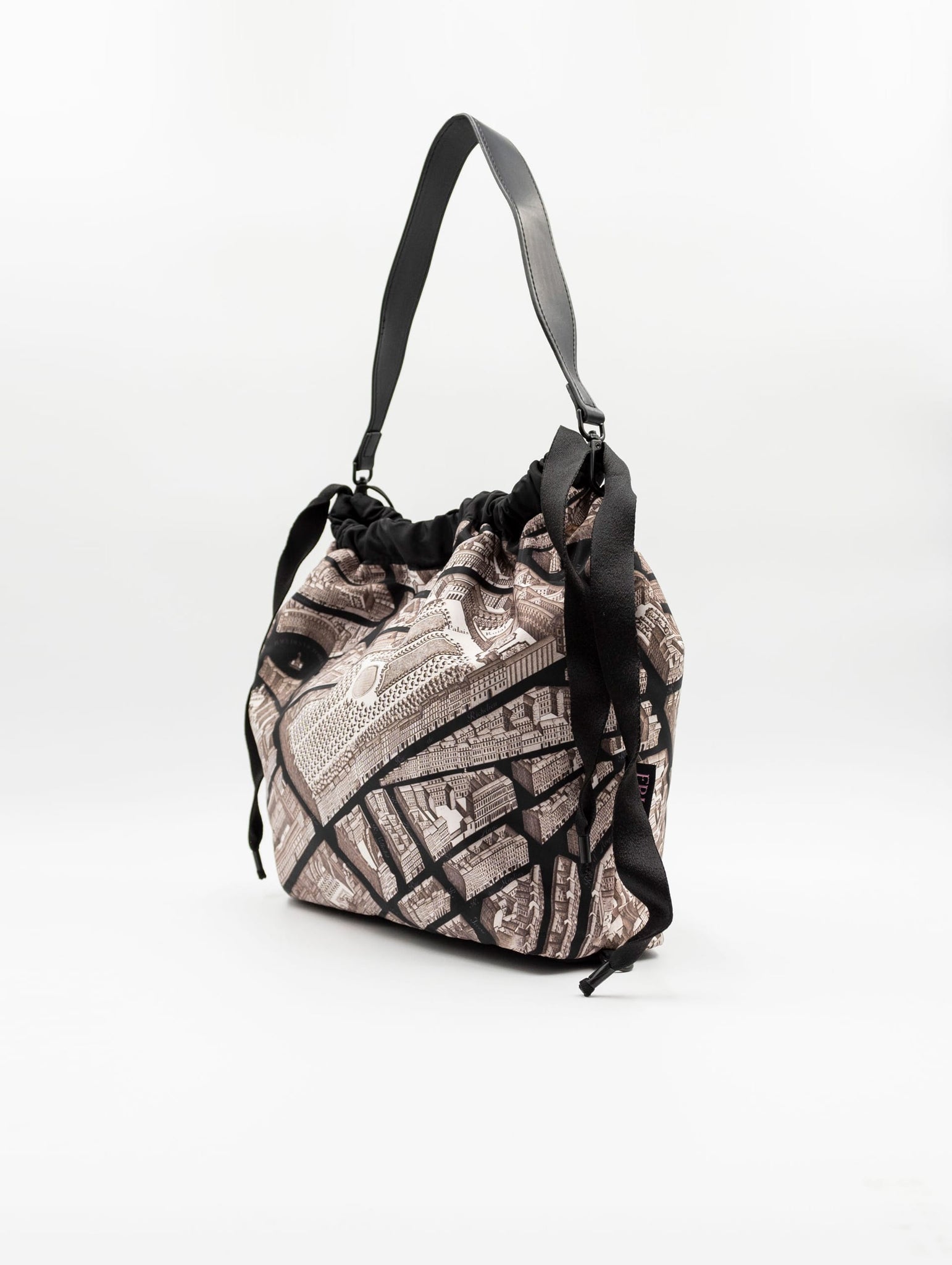 Borsa Zaino Paris Fri-Yay in Nylon Nero