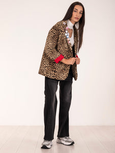 Giacca Front Street Velvet Animalier