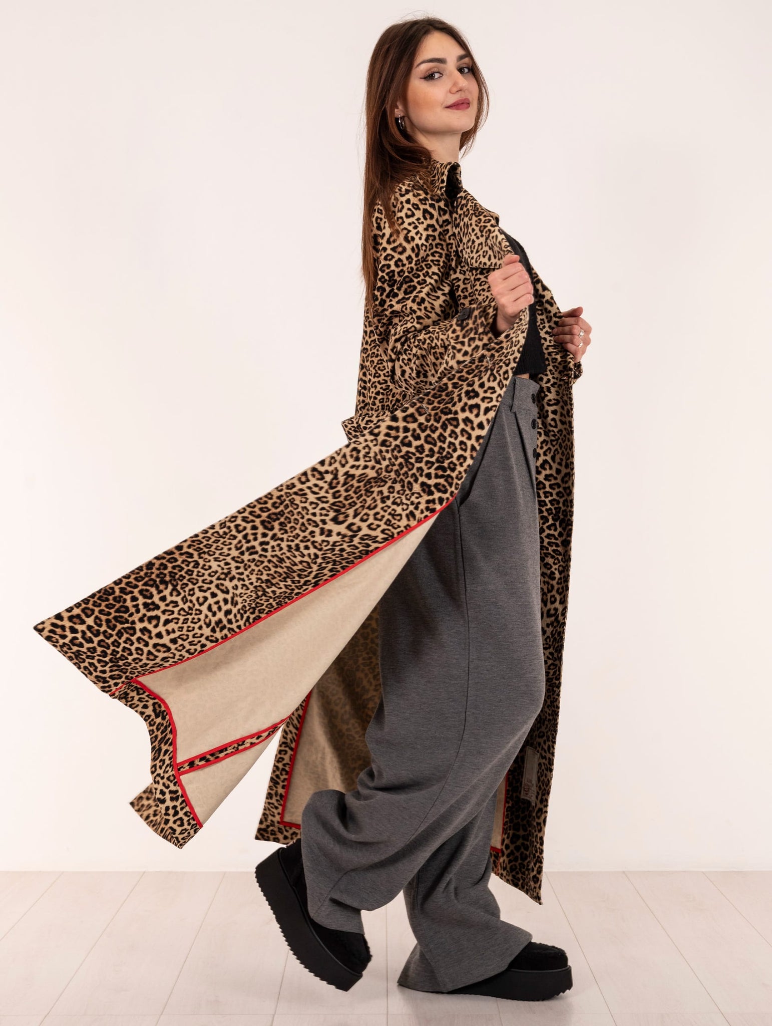 Cappotto Front Street Velvet Animalier