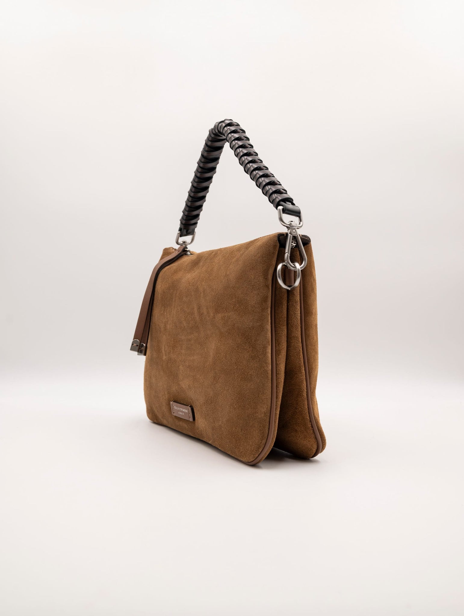 Borsa Mia Gianni Chiarini in Suede Cognac