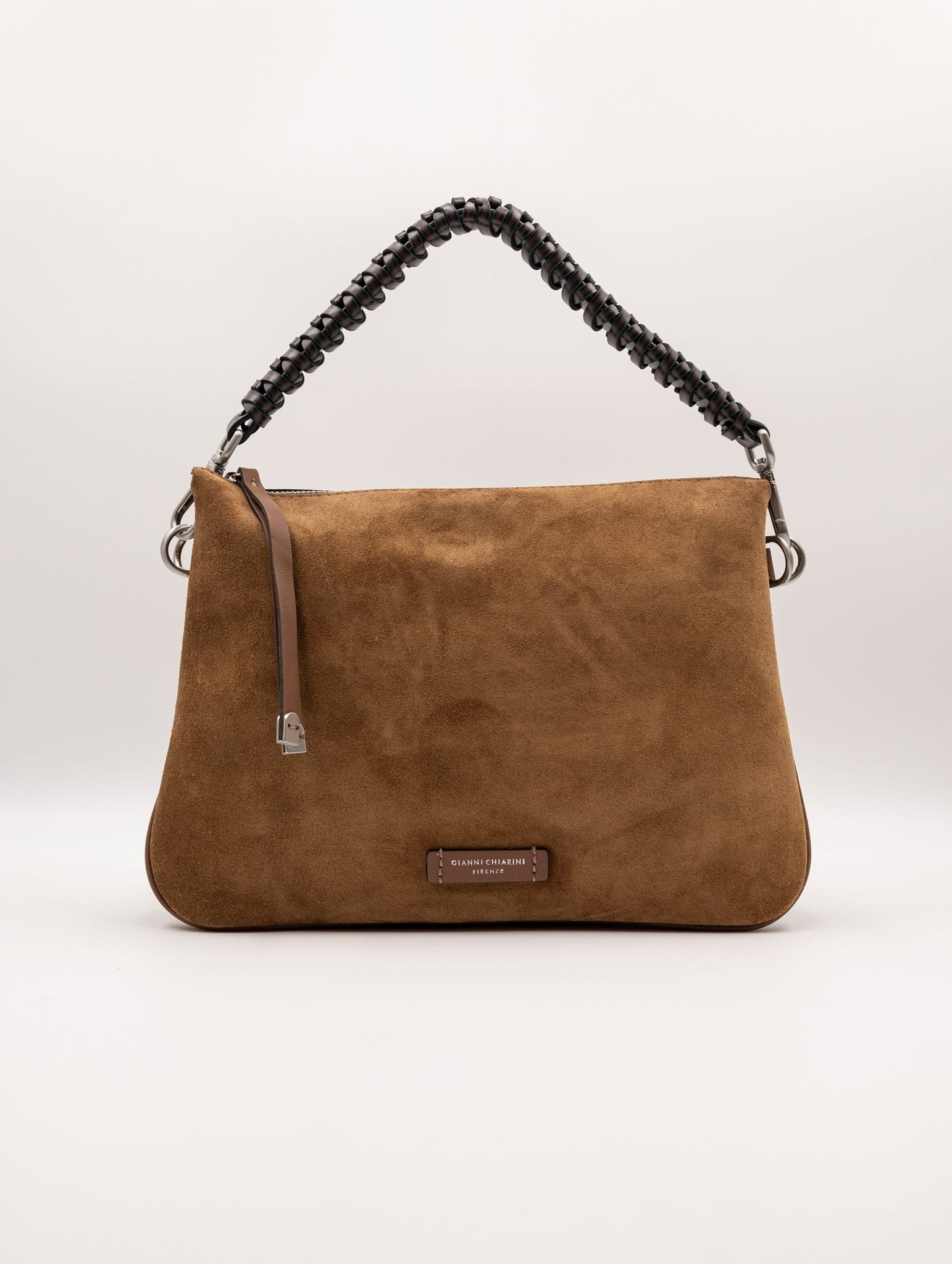 Borsa Mia Gianni Chiarini in Suede Cognac