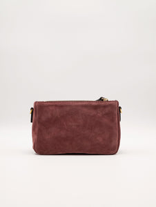 Nora Pouch Gianni Chiarini in Suede Cipolla