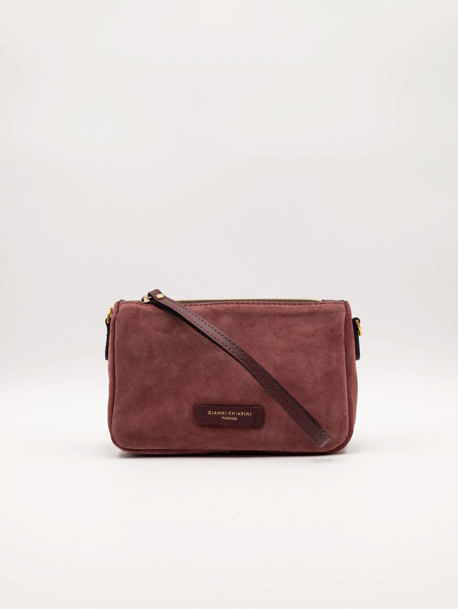 Nora Pouch Gianni Chiarini in Suede Cipolla