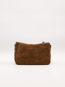 Nora Pouch Gianni Chiarini in Suede Cognac