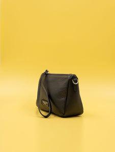 Nora Pouch Gianni Chiarini in Pelle Martellata Nera