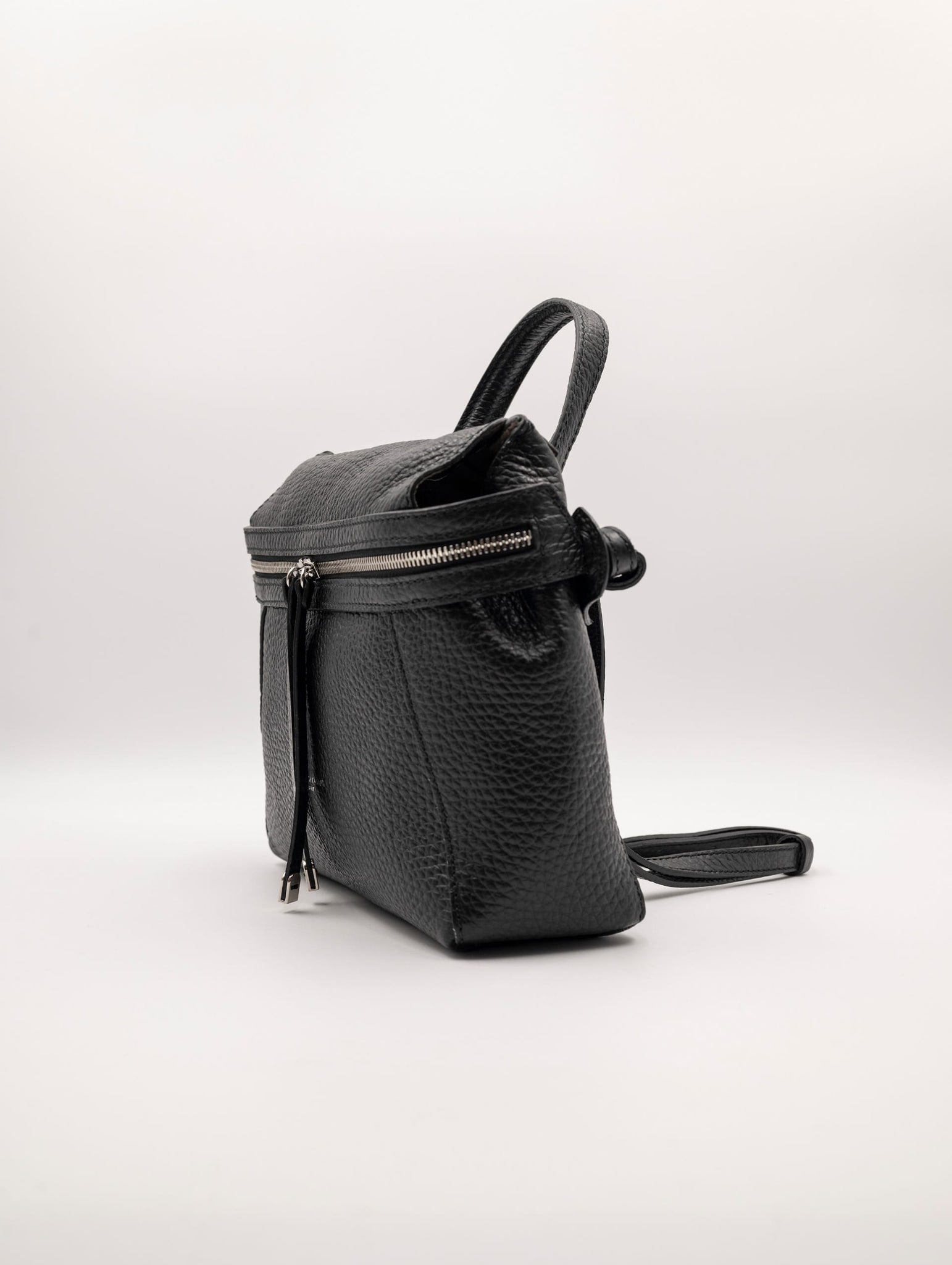 Borsa Gilda Gianni Chiarini in Pelle Martellata Nera