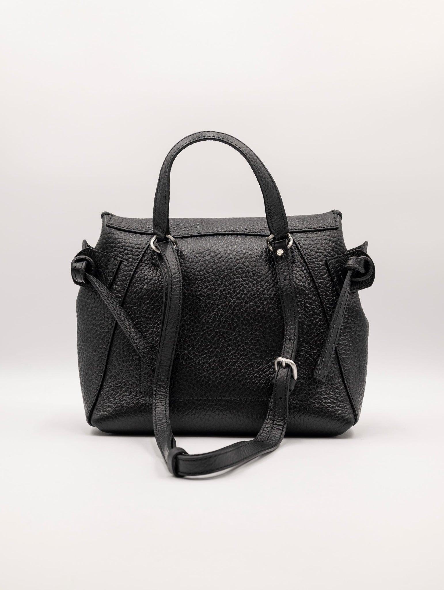 Borsa Gilda Gianni Chiarini in Pelle Martellata Nera