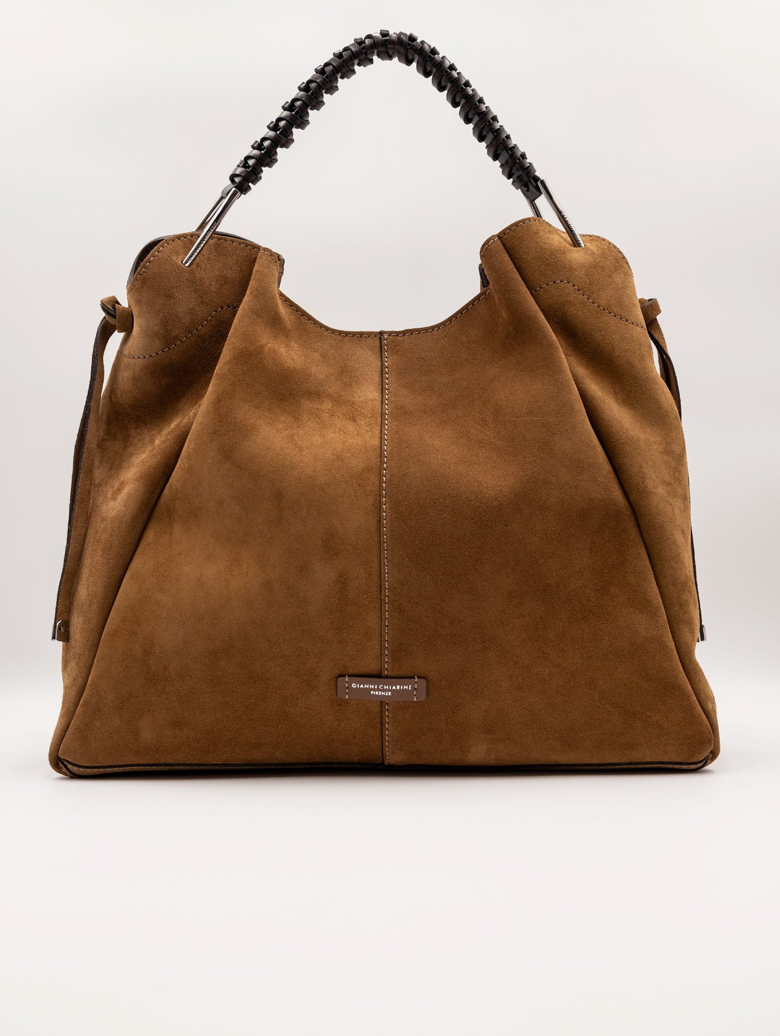 Borsa Era Gianni Chiarini in Suede Cognac