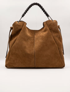 Borsa Era Gianni Chiarini in Suede Cognac