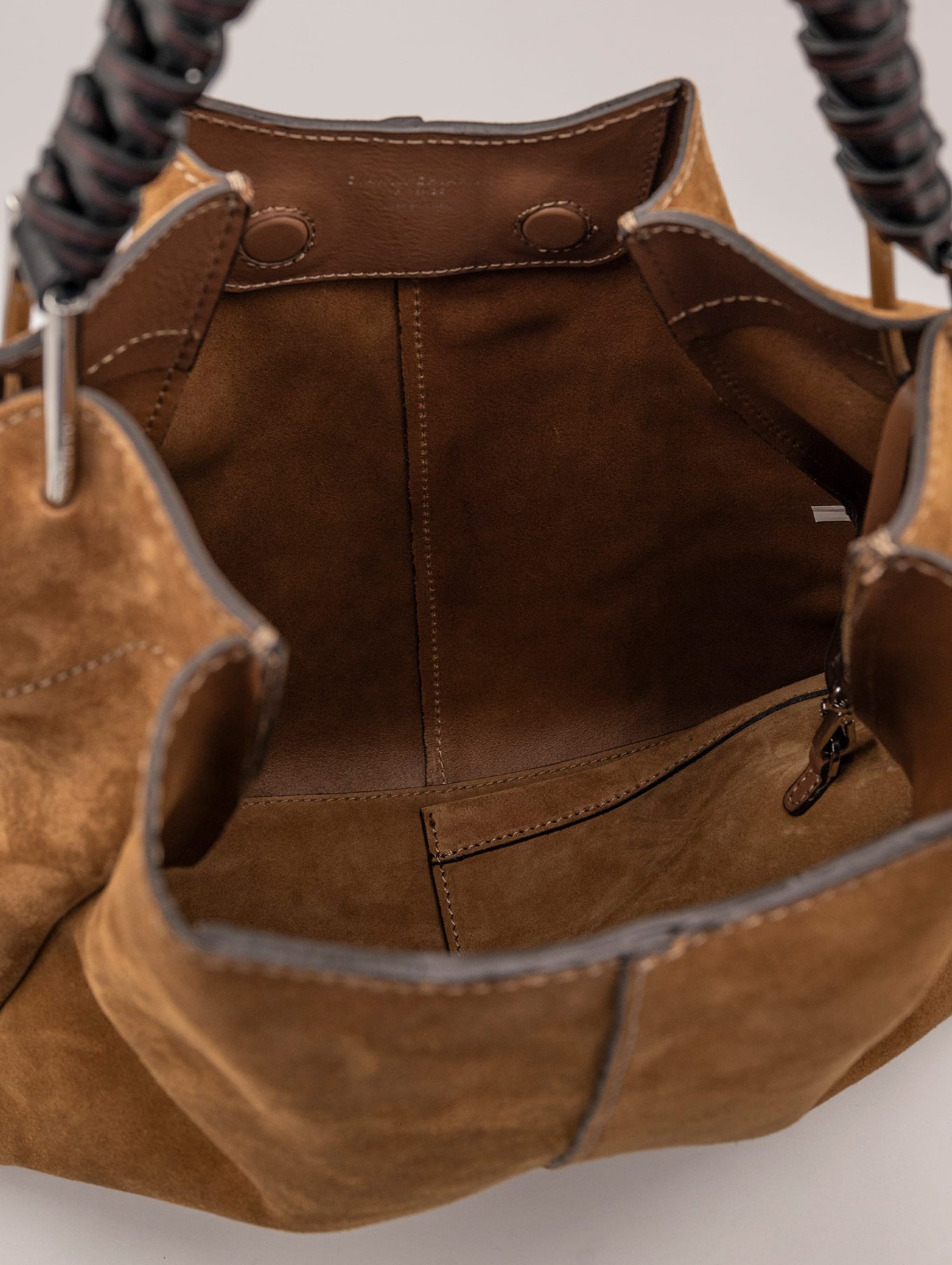 Borsa Era Gianni Chiarini in Suede Cognac