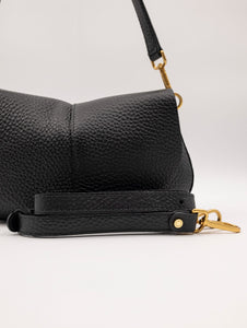 Borsa Helena Round Gianni Chiarini in Pelle Martellata Nera