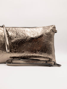 Pochette Hermy Gianni Chiarini in Pelle Vintage Bronzo