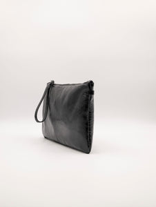 Pochette Hermy Gianni Chiarini in Pelle Vintage Nera