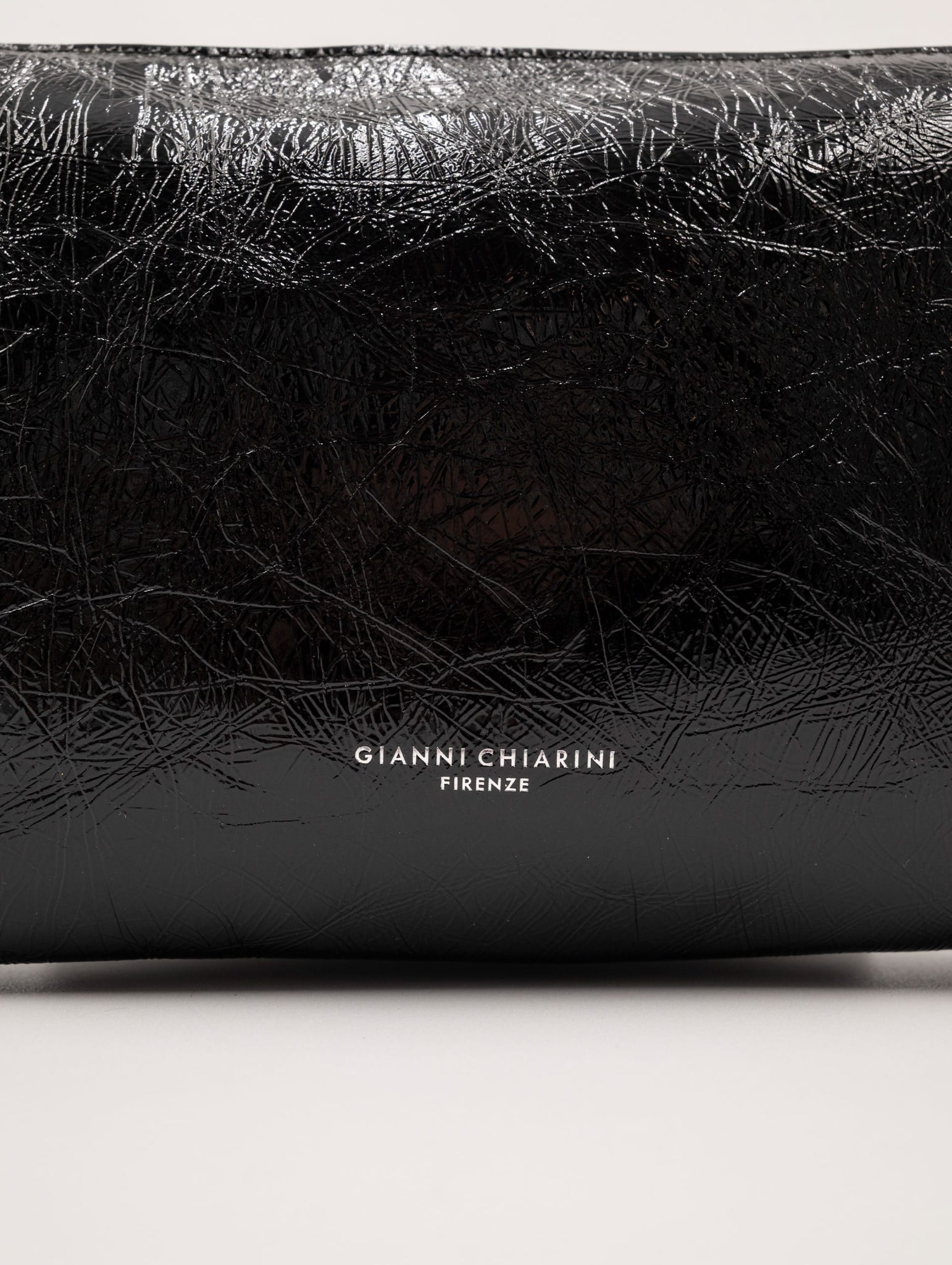 Pochette Hermy Gianni Chiarini in Pelle Vintage Nera