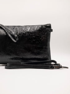 Pochette Hermy Gianni Chiarini in Pelle Vintage Nera