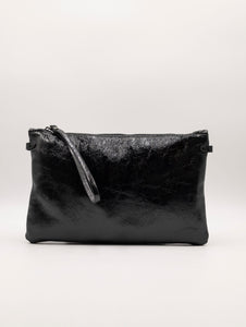 Pochette Hermy Gianni Chiarini in Pelle Vintage Nera