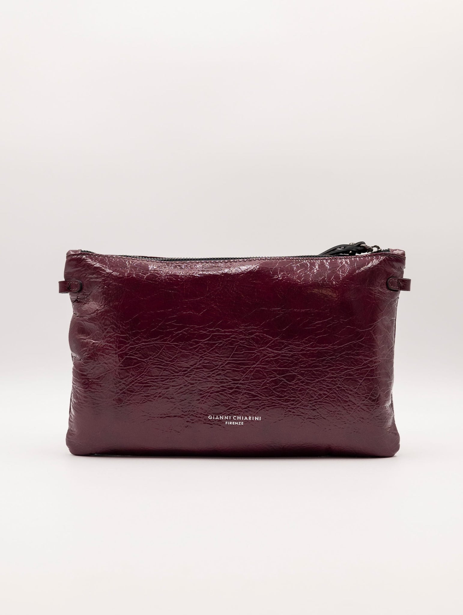 Pochette Hermy Gianni Chiarini in Pelle Vintage Prugna