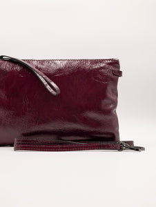 Pochette Hermy Gianni Chiarini in Pelle Vintage Prugna