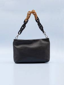 Pochette Brenda Gianni Chiarini in Pelle Martellata Nero