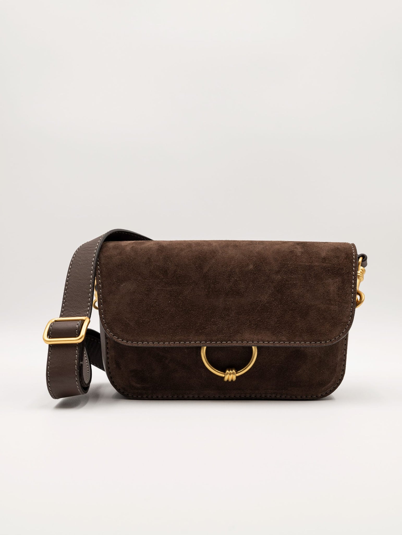 Borsa Meg Gianni Chiarini in Suede Cioccolata