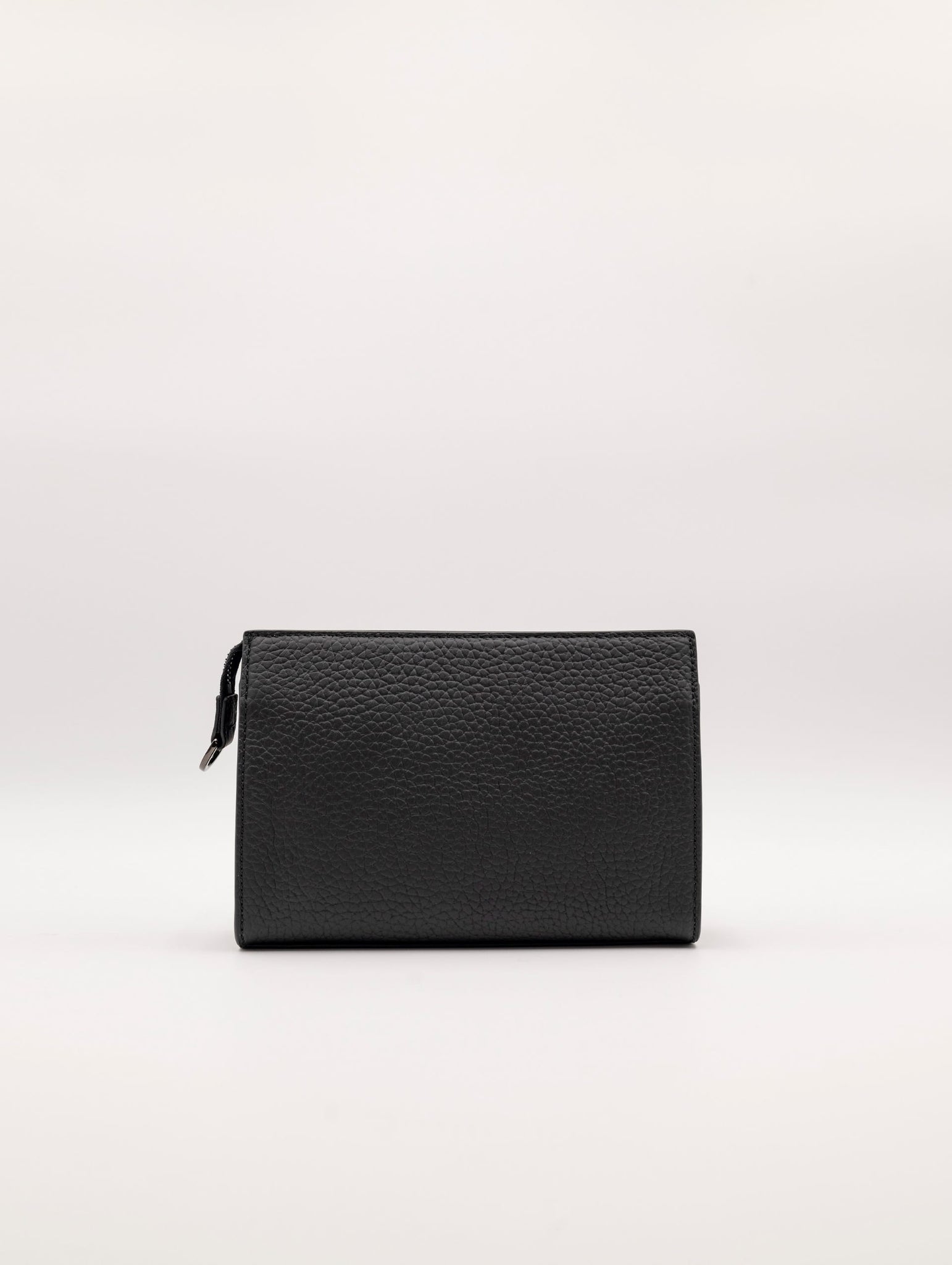 Pochette Gianni Chiarini in Pelle Martellata Nera