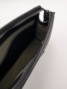 Pochette Gianni Chiarini in Pelle Martellata Nera