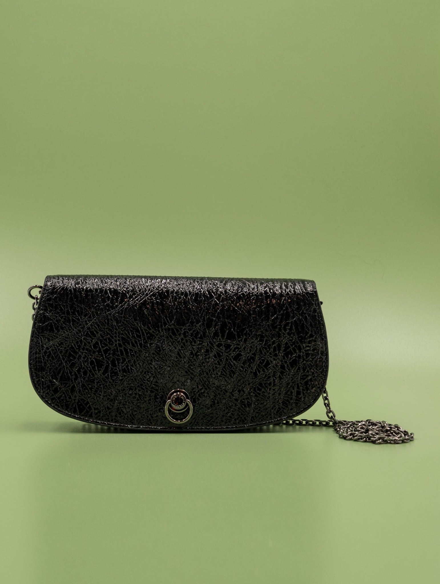 Pochette Deva Gianni Chiarini in Pelle Vintage Nera