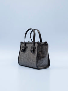 Mini Bag Miss Marcella Gianni Chiarini in Pelle e Strass Nera