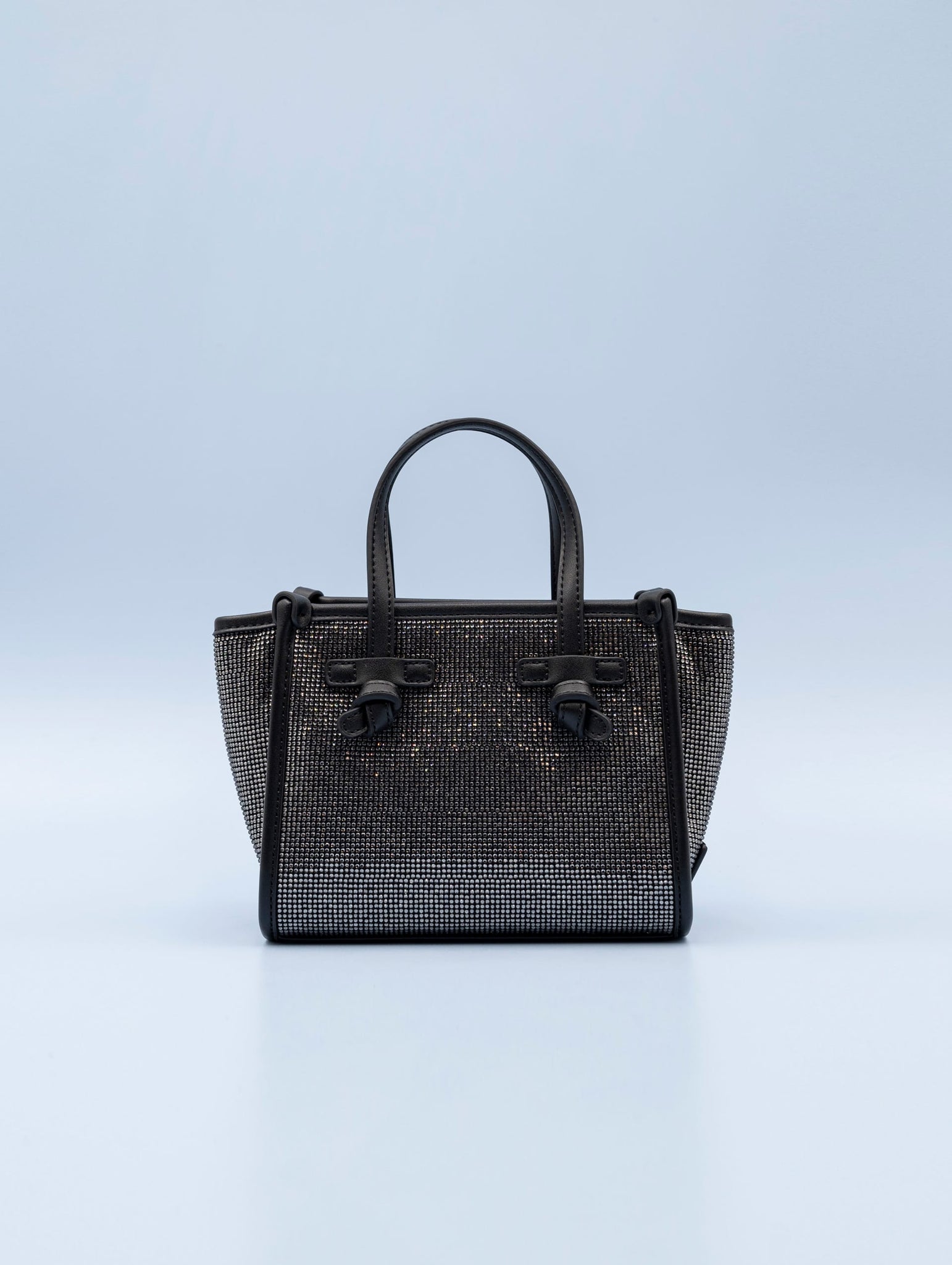 Mini Bag Miss Marcella Gianni Chiarini in Pelle e Strass Nera