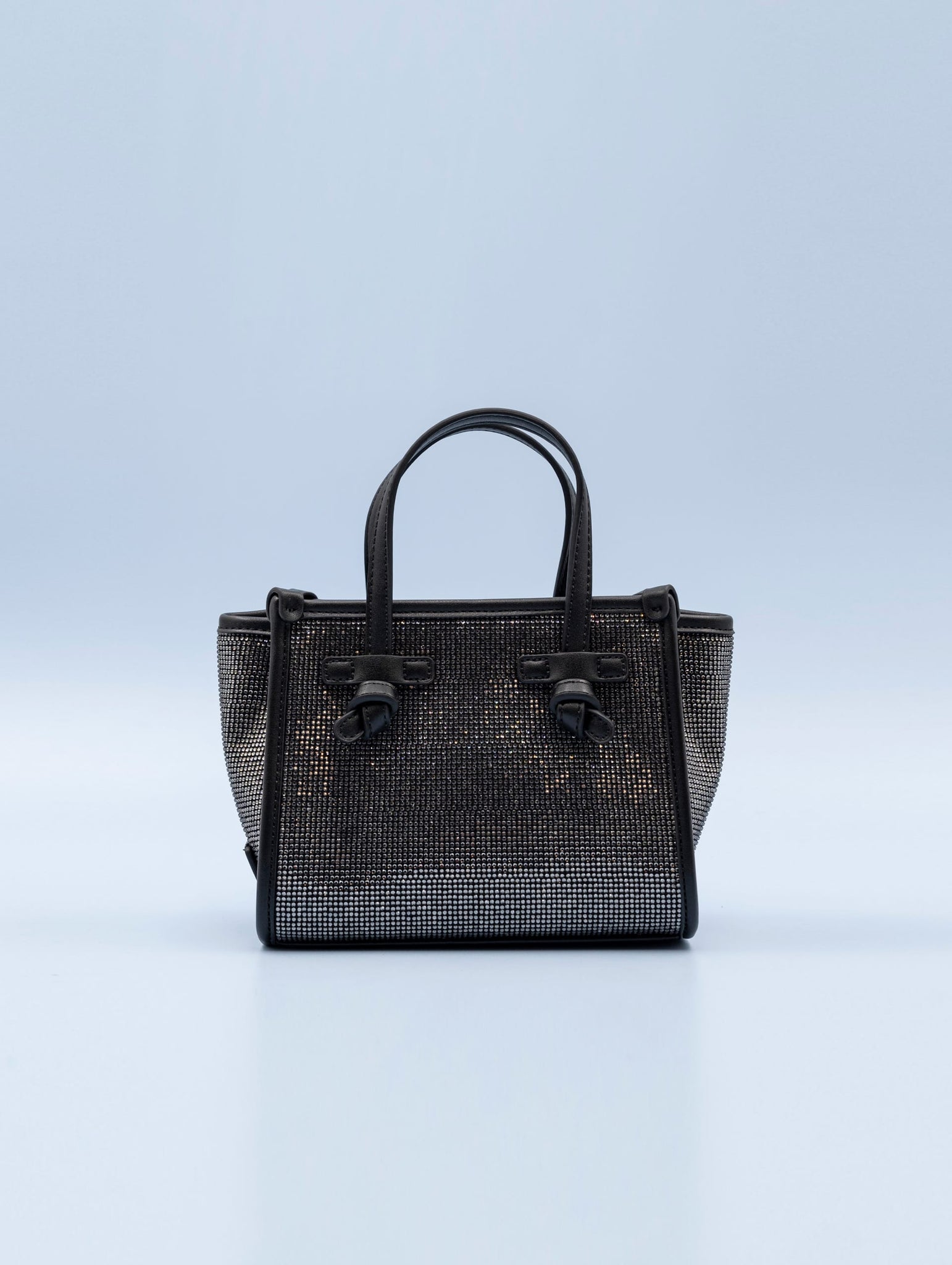 Mini Bag Miss Marcella Gianni Chiarini in Pelle e Strass Nera