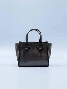 Mini Bag Miss Marcella Gianni Chiarini in Pelle e Strass Nera