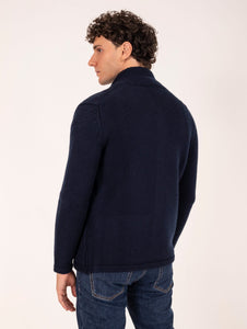 Giacca Japan H953 In Lana e Cashmere Navy