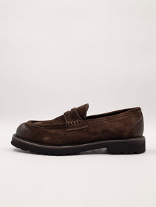 Mocassino Four Stroke in Suede Marrone