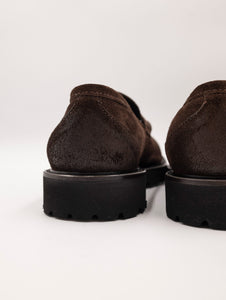 Mocassino Four Stroke in Suede Marrone