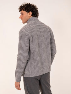 Cardigan L.B.M. 1911 in Lana Grigio