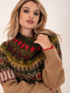 Pullover Jacquard Maliparmi Multicolor