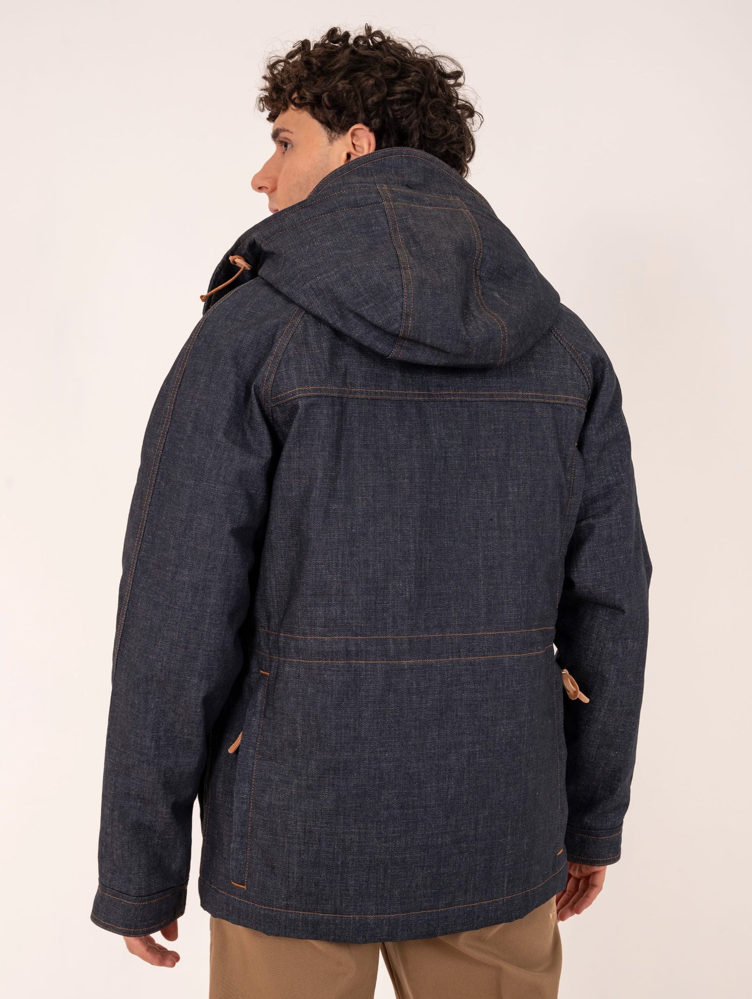 Parka Manifattura Ceccarelli Fisherman in Cotone Denim