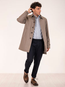 Cappotto Montecore in Lana Extrafine 120's Tortora